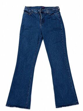 NxD YJ Women's Medium Wash Bootcut Jeans Size 12 Stretch Denim Casual Pants